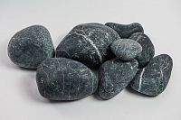 Камень для бани Серпентинит (Змеевик) шлифованный (коробка 20кг)